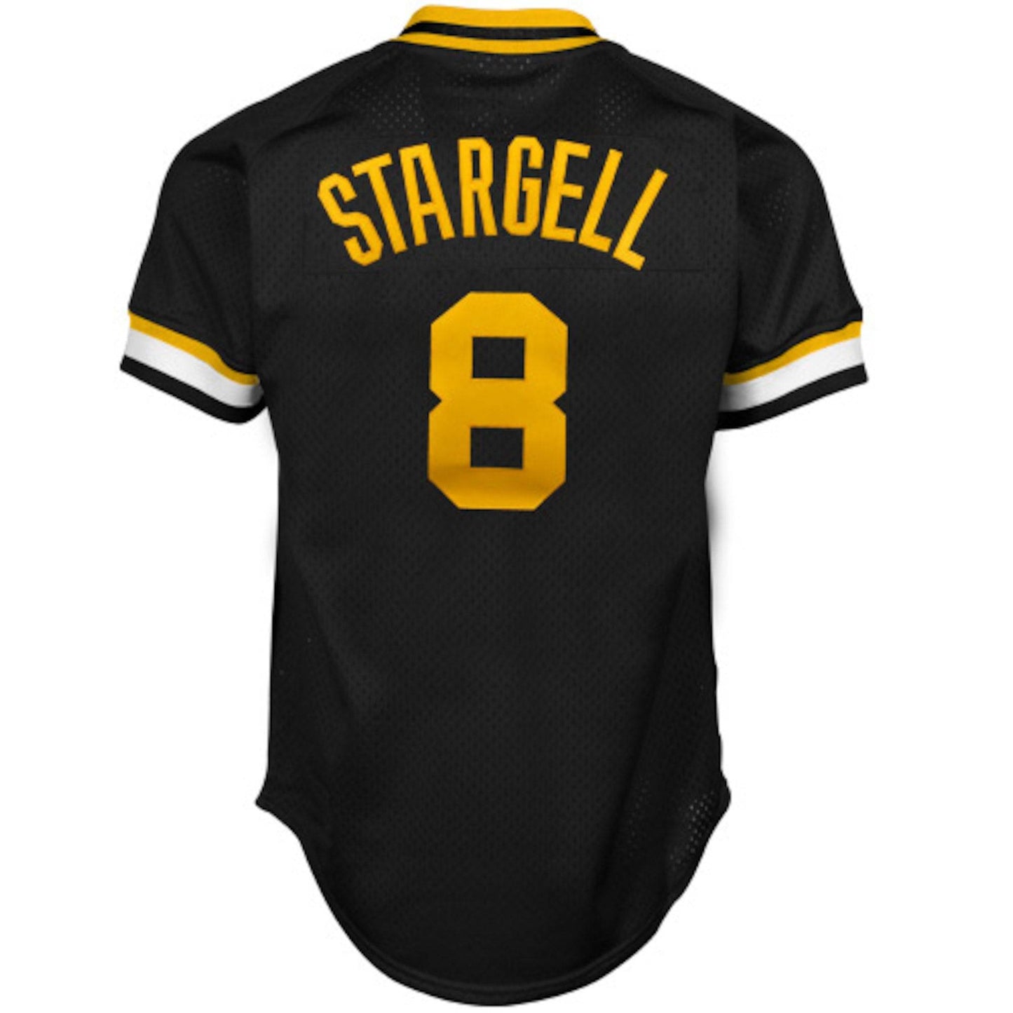Men's Pittsburgh Pirates Willie Stargell Mitchell & Ness Black 1982 Authentic Cooperstown Collection Mesh Batting Practice Jersey Official Team Jersey