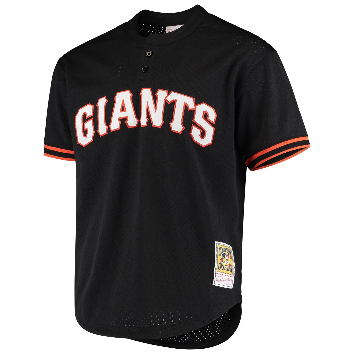 Men's San Francisco Giants Matt Williams Mitchell & Ness Black Cooperstown Collection Mesh Batting Practice Jersey Official Team Jersey Sports Fan App
