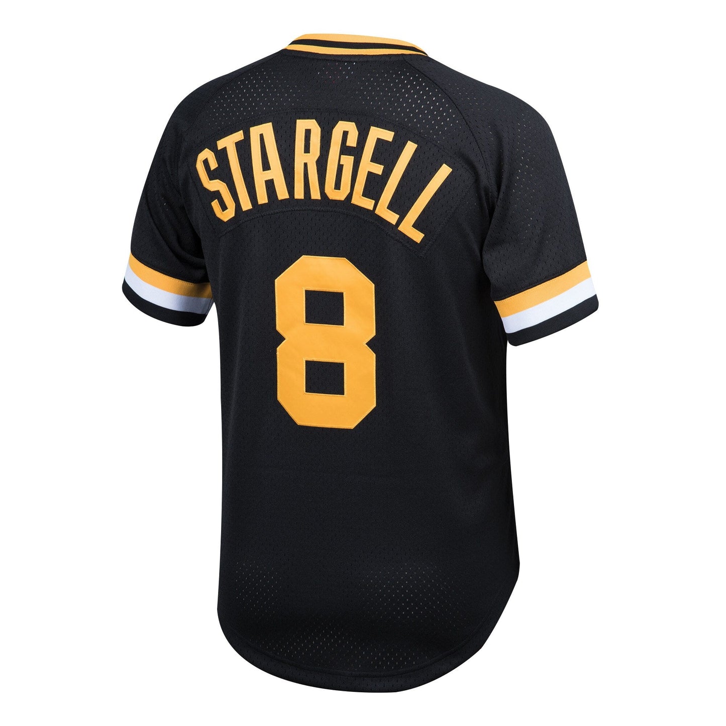 Youth Pittsburgh Pirates Willie Stargell & Ness Black Cooperstown Collection Mesh Batting Practice Jersey Official Team Jersey Sports Fan Apparel Offi