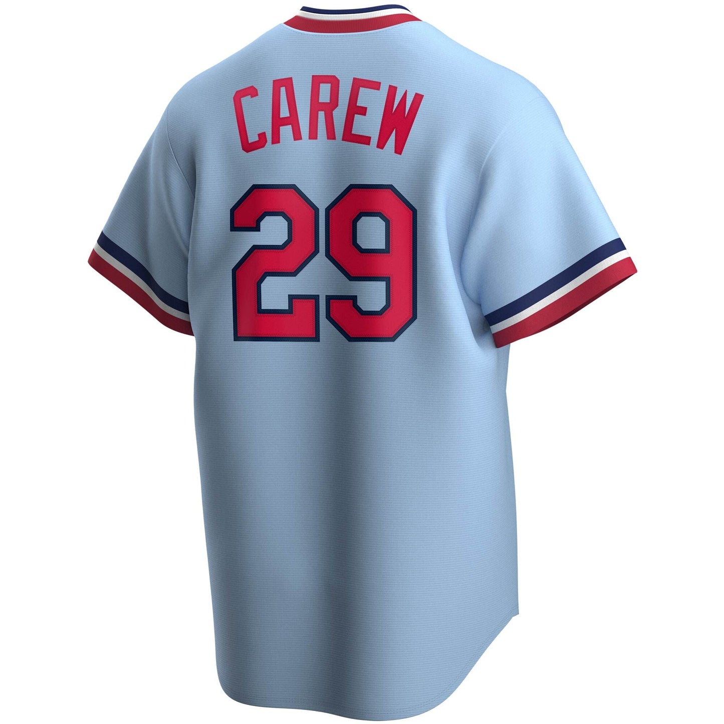 Men's Nike Rod Carew Blue Cooperstown Collection Player Jersey Official Team Jersey Sports Fan Apparel Official MLB Team Jersey Baseball Fan Apparel