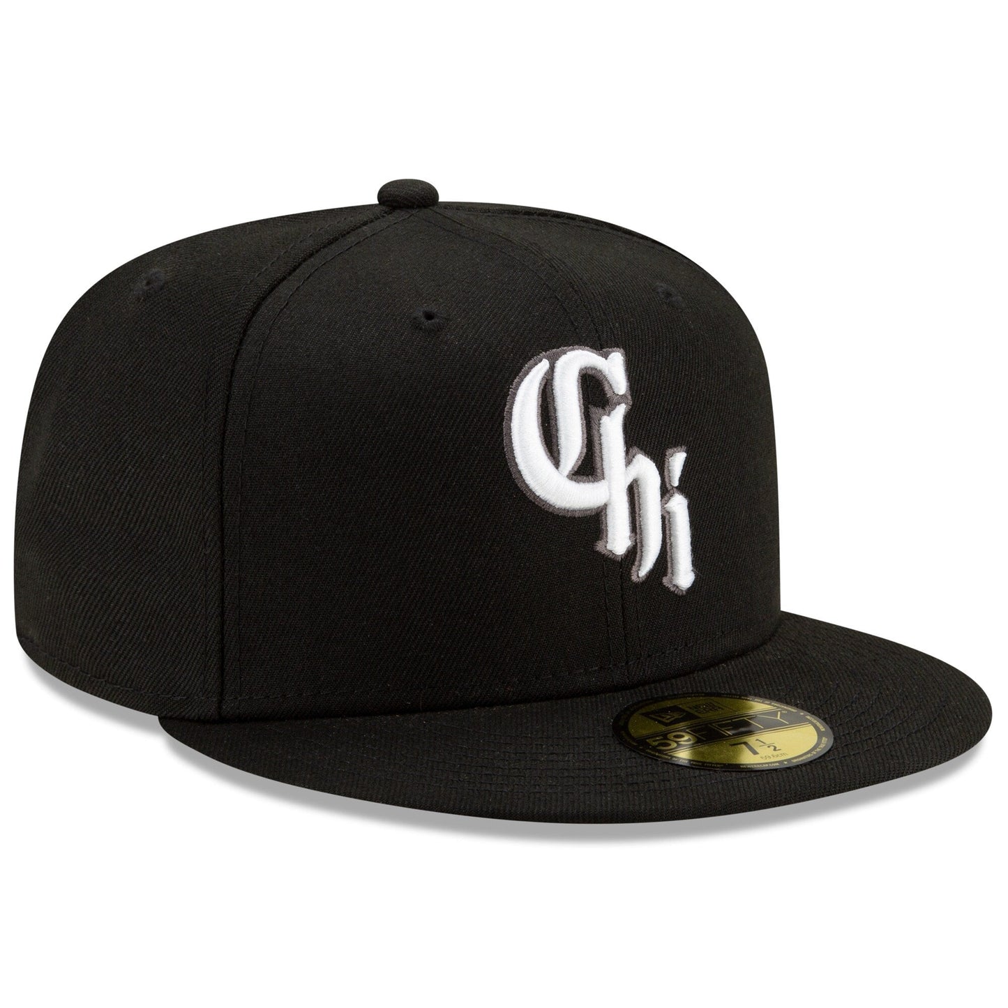 Chicago White Sox New Era Black City Connect On Field 59FIFTY Fitted Hat Official Team Hat Sports Fan Cap Official MLB Team Hat Baseball Fan Cap
