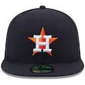 Men's Houston Astros New Era Navy Home Authentic Collection On Field 59FIFTY Fitted Hat Official Team Hat Sports Fan Cap Official MLB Team Hat Basebal