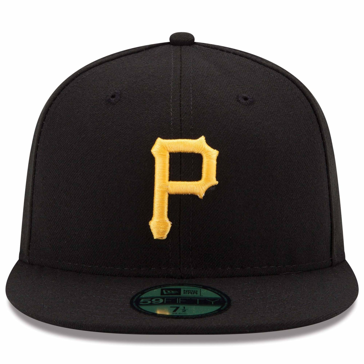 Men's Pittsburgh Pirates New Era Black Game Authentic Collection On-Field 59FIFTY Fitted Hat Official Team Hat Sports Fan Cap Official MLB Team Hat Ba