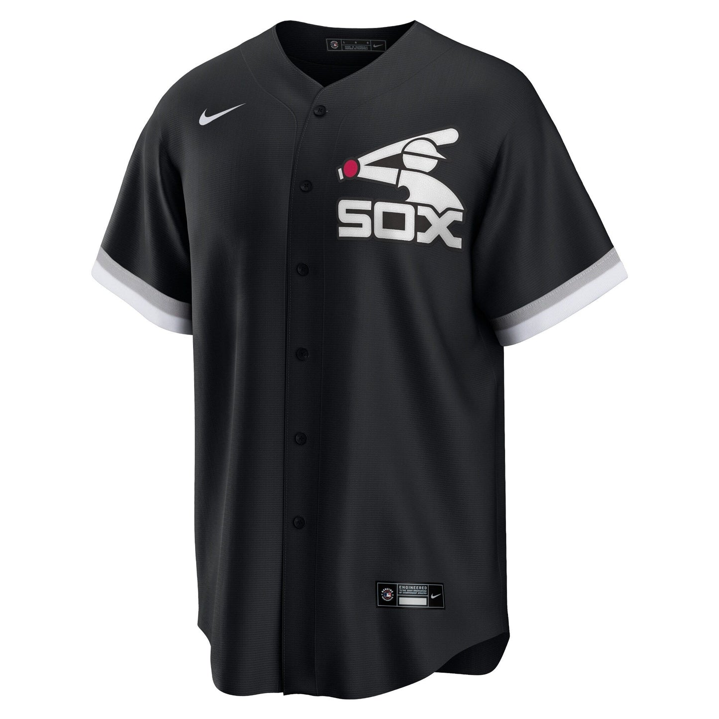 Men's Chicago White Sox Nike Batterman Replica Team Jersey - Black Official Team Jersey Sports Fan Apparel Official MLB Team Jersey Baseball Fan Appar