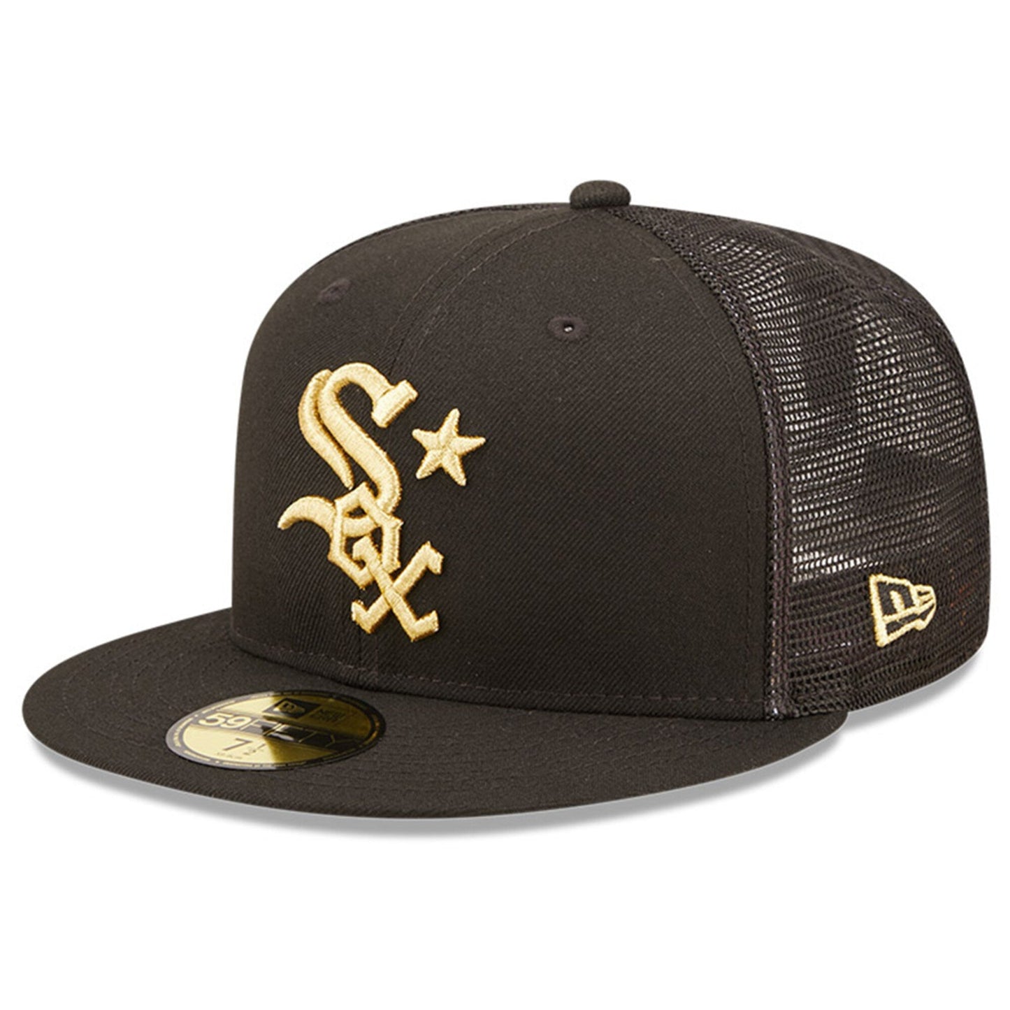 Men's Chicago White Sox New Era Black 2022 MLB All-Star Game On-Field 59FIFTY Fitted Hat Official Team Hat Sports Fan Cap Official MLB Team Hat Baseba
