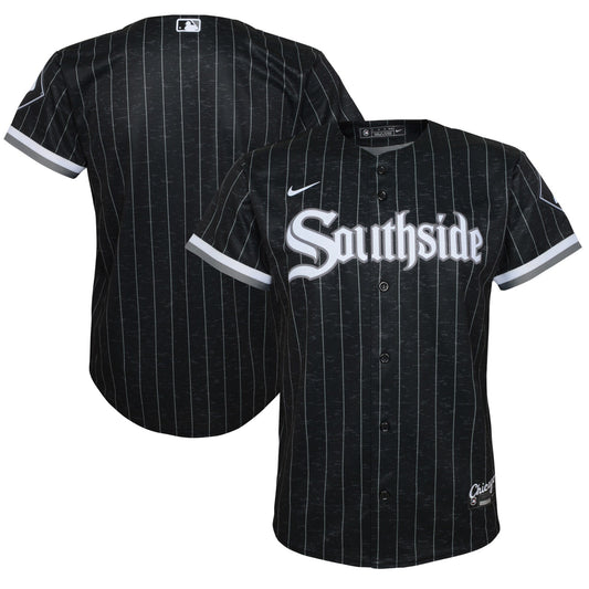 Chicago White Sox Child Nike Black City Connect Replica Jersey Official Team Jersey Sports Fan Apparel Official MLB Team Jersey Baseball Fan Apparel