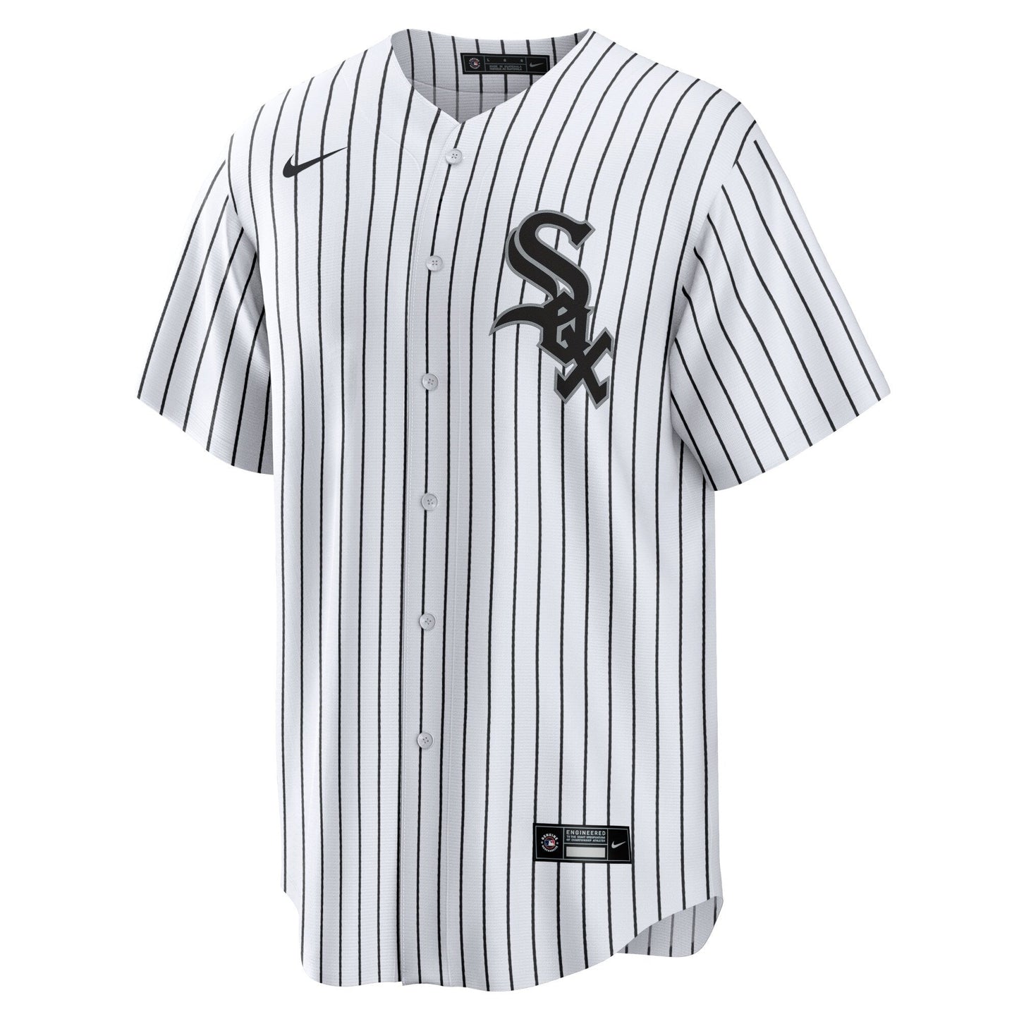 NIKE Men's Chicago White Sox White Home Blank Replica Jersey Official Team Jersey Sports Fan Apparel Official MLB Team Jersey Baseball Fan Apparel