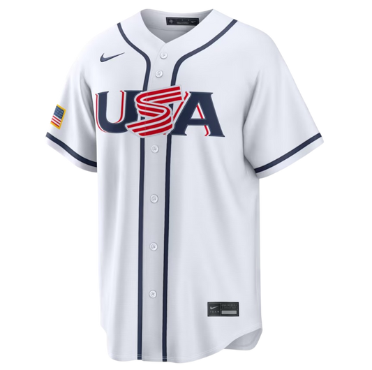 USA World Baseball Classic MLB Home Stadium Jersey Nike Official Team Jersey Sports Fan Apparel Official MLB Team Jersey Baseball Fan Apparel