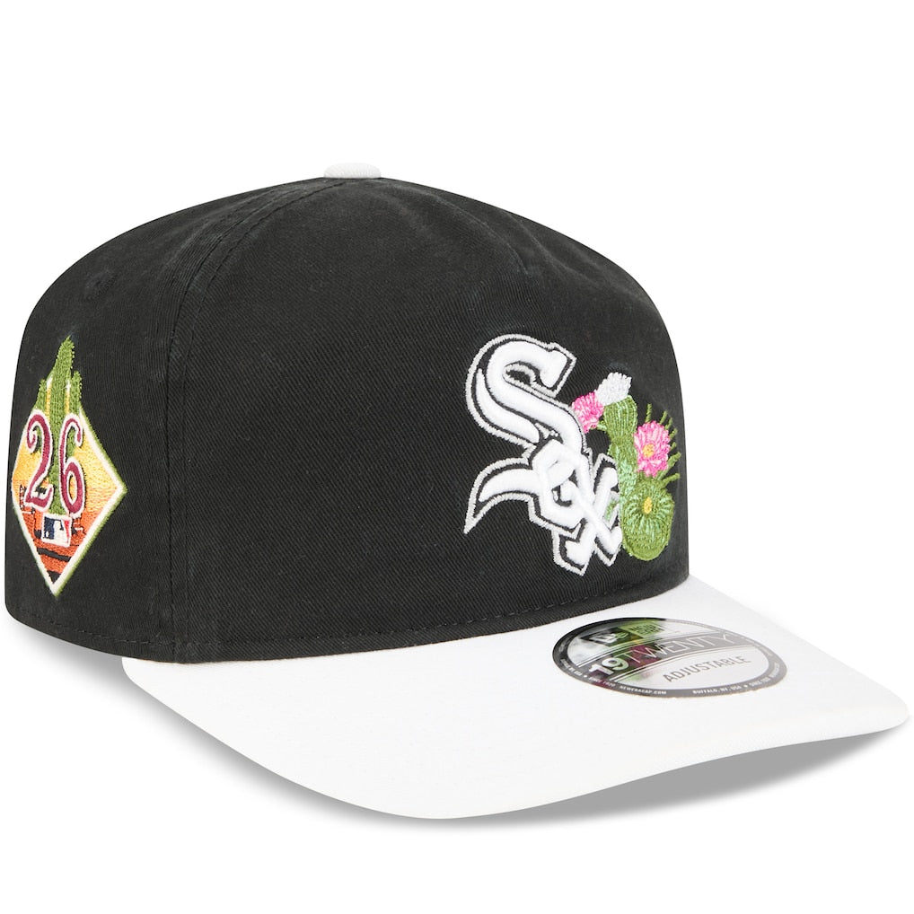 Chicago White Sox MLB 19Twenty Spring Training New Era Black/White Official Team Hat Sports Fan Cap Official MLB Team Hat Baseball Fan Cap