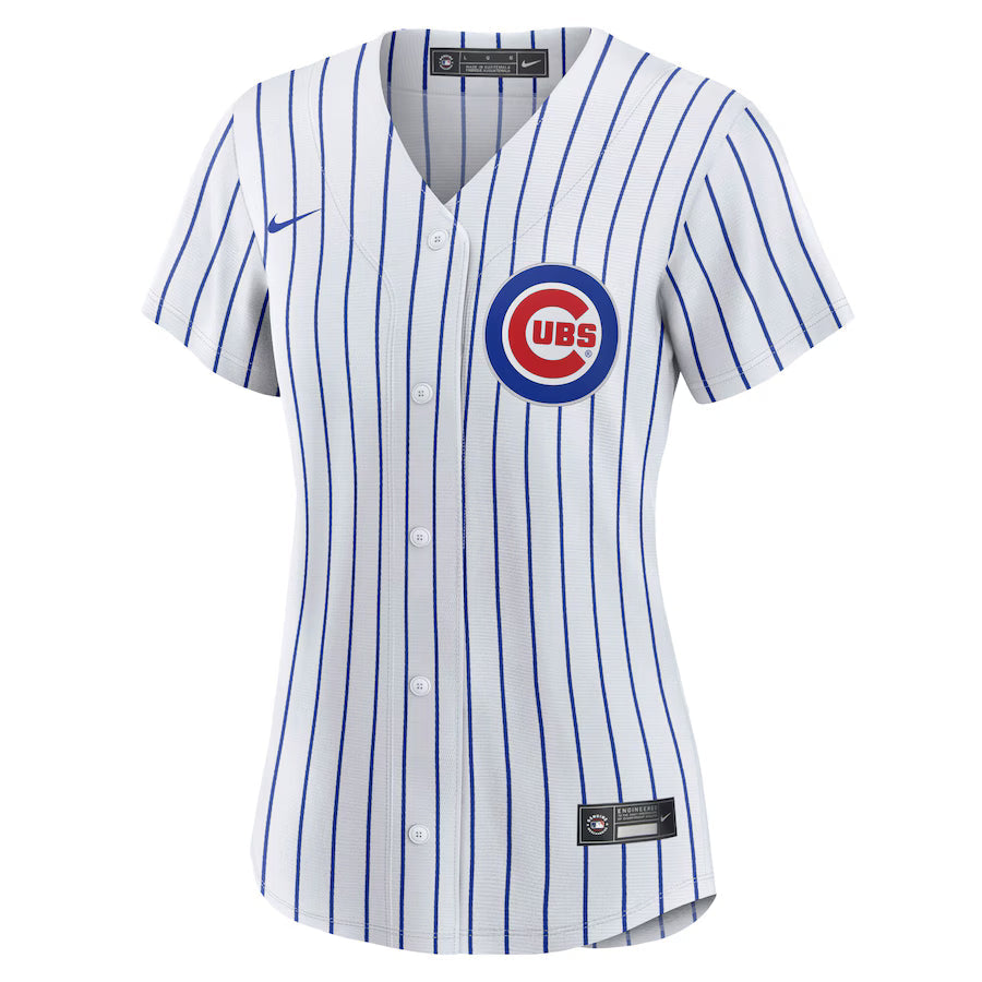 Women's Chicago Cubs Pete Crow-Armstrong Nike White Home Replica Player Jersey Official Team Jersey Sports Fan Apparel Official MLB Team Jersey Baseba