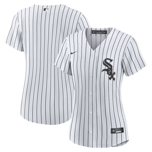 Women's Chicago White Sox Nike White Home Replica Team Blank Jersey Official Team Jersey Sports Fan Apparel Official MLB Team Jersey Baseball Fan Appa