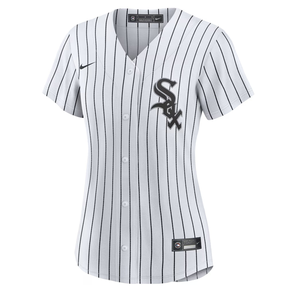 Women's Chicago White Sox Nike White Home Replica Team Blank Jersey Official Team Jersey Sports Fan Apparel Official MLB Team Jersey Baseball Fan Appa