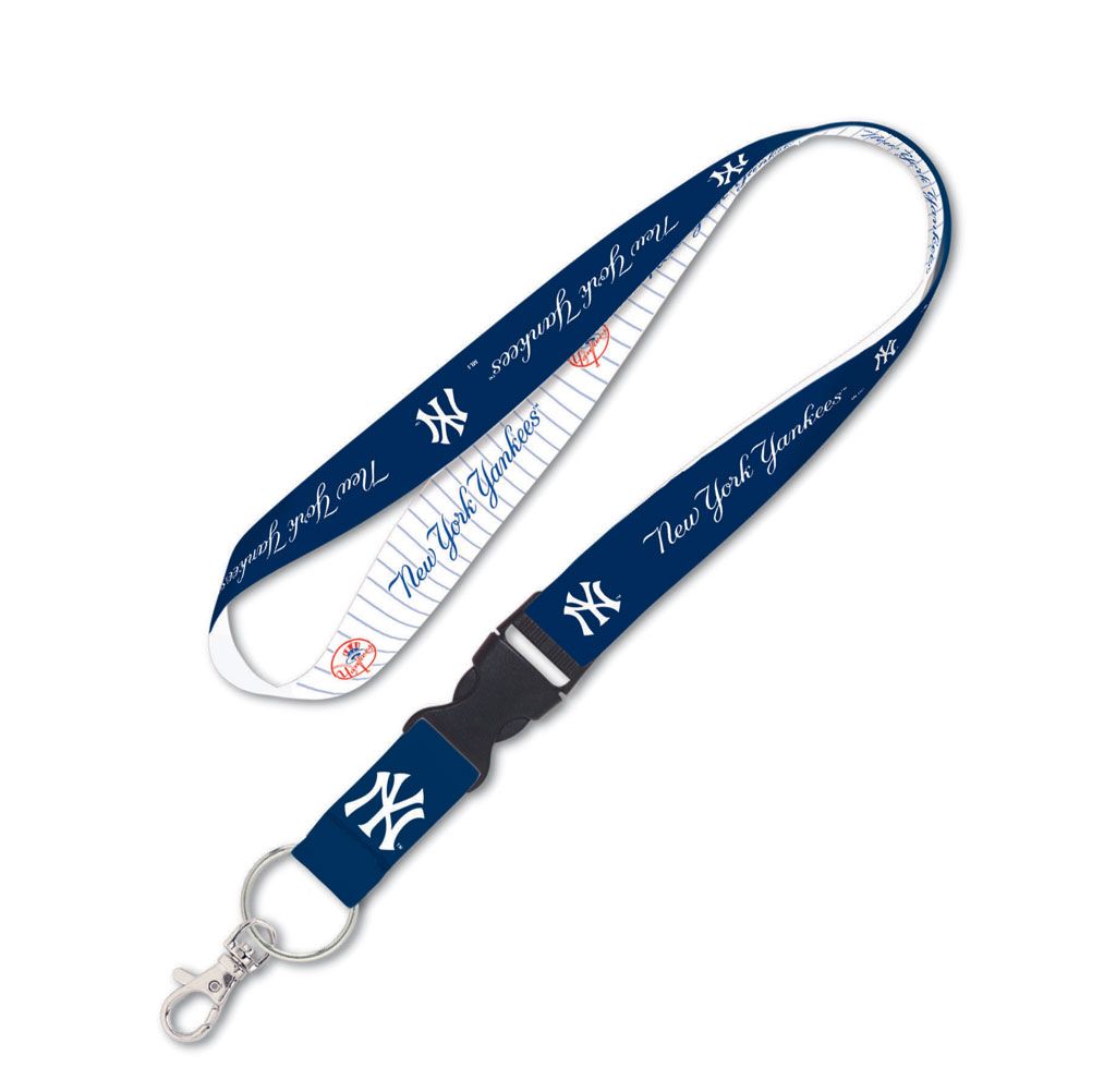 New York Yankees 1" Lanyard With Detachable Buckle Official Sports Fan Gear MLB Fan Gear Popular Style
