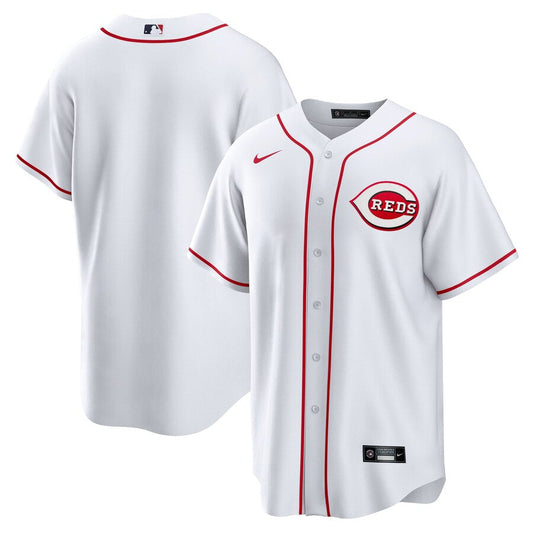 Youth Cincinnati Reds Nike Red Blank Home White Replica Jersey Official Team Jersey Sports Fan Apparel Official MLB Team Jersey Baseball Fan Apparel