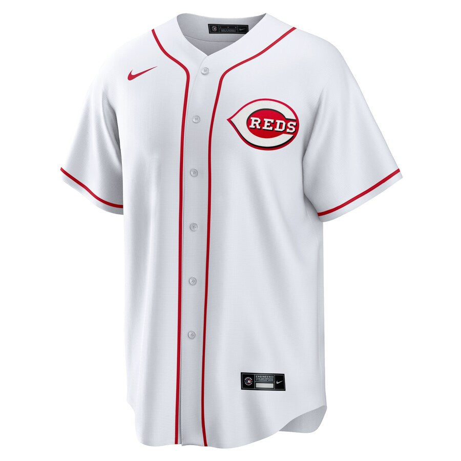 Youth Cincinnati Reds Nike Red Blank Home White Replica Jersey Official Team Jersey Sports Fan Apparel Official MLB Team Jersey Baseball Fan Apparel